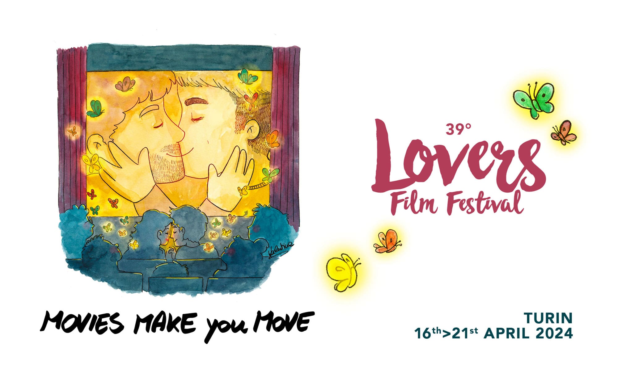 Il Programma del 39° Lovers Film Festival di Torino dal 16 al 21 aprile  2024 | Poltronissima con Luca & Max