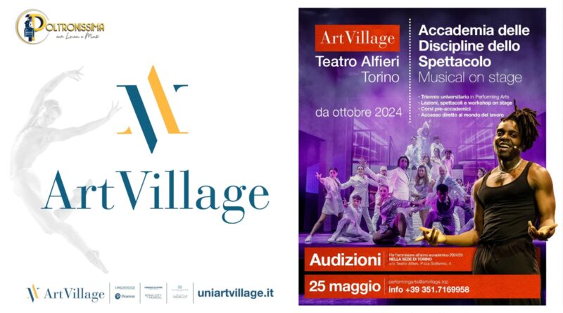Da ottobre 2024 Art Village apre una nuova sede al Teatro Alfieri di Torino